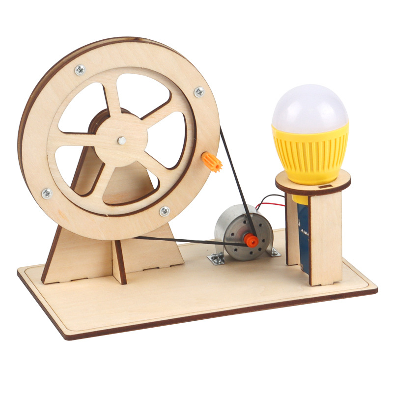 Science And Invention - ไม้เครื่องกําเนิดไฟฟ้ามือเด็กของเล่นวิทยาศาสตร์ตลกเทคโนโลยี STEM Gadget ฟิสิกส์ชุดของเล่นเพื่อการศึกษาเด็กการเรียนรู้ของเล่น