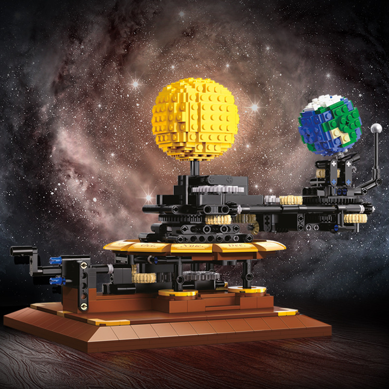 Solar System Orrery - โลก ดวงจันทร์ และดวงอาทิตย์ โมเดลออร์เรอรี่ ชุดระบบสุริยะ ชุดของเล่น