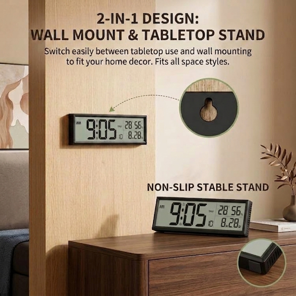 นาฬิกาปลุกดิจิตอลพร้อมอุณหภูมิ - Weather Station Indoor บทวิจารณ์และราคา