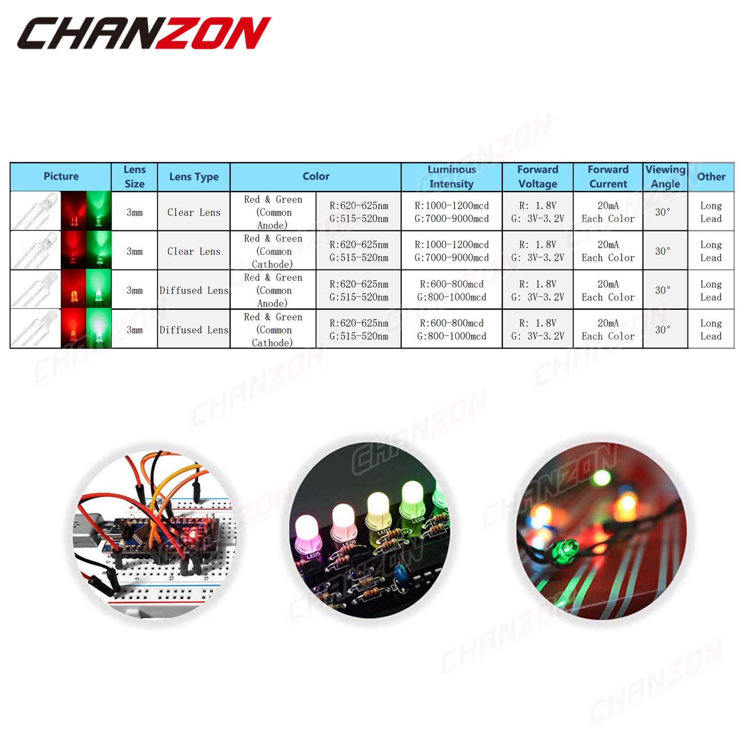 Bicolor 3 มม.LED Light Emittin - Hobby Is Science บทวิจารณ์และราคา