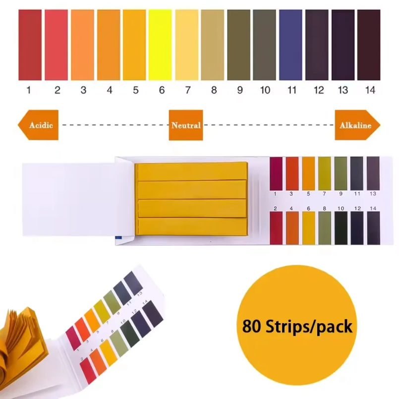 แผ่นทดสอบค่า pH 80 แผ่น/แพ็ค เ - Water Testing Kit บทวิจารณ์และราคา