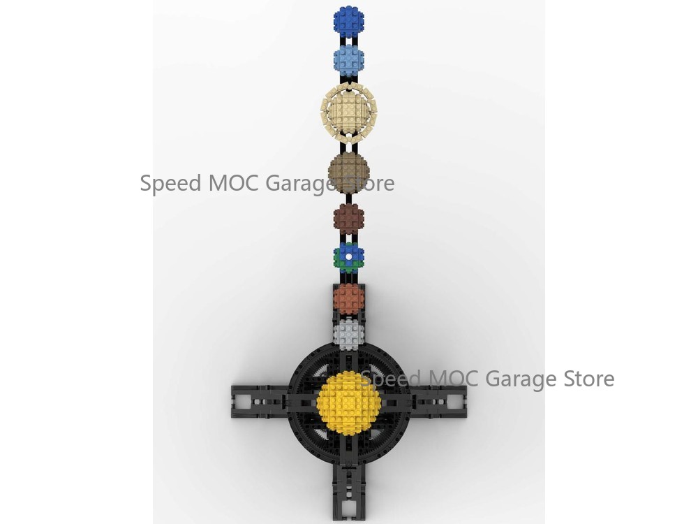 MOC-38774 ชุดตัวต่อระบบสุริยะก - Solar System Orrery บทวิจารณ์และราคา