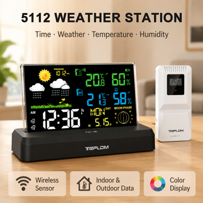 สถานีตรวจอากาศไร้สายสำหรับใช้ภ - Weather Station Indoor บทวิจารณ์และราคา