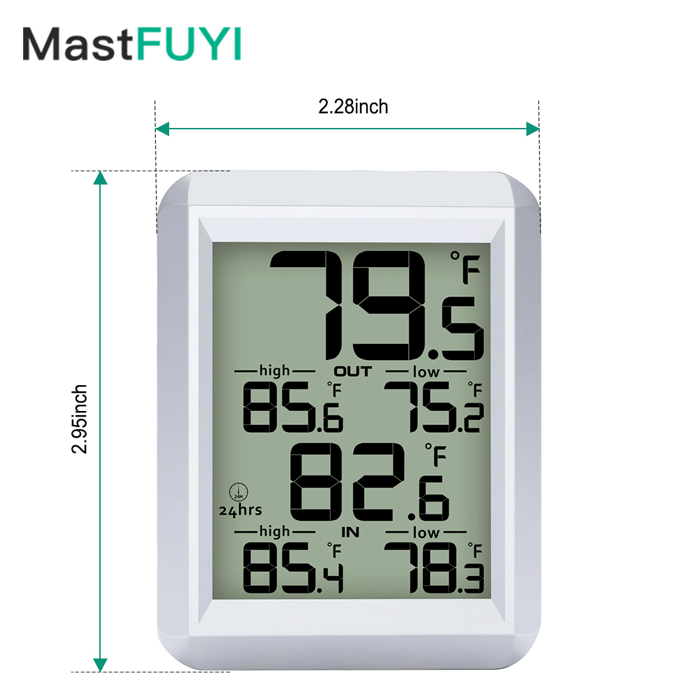 MASTFUYI เครื่องวัดอุณหภูมิดิจ - Weather Station Indoor บทวิจารณ์และราคา