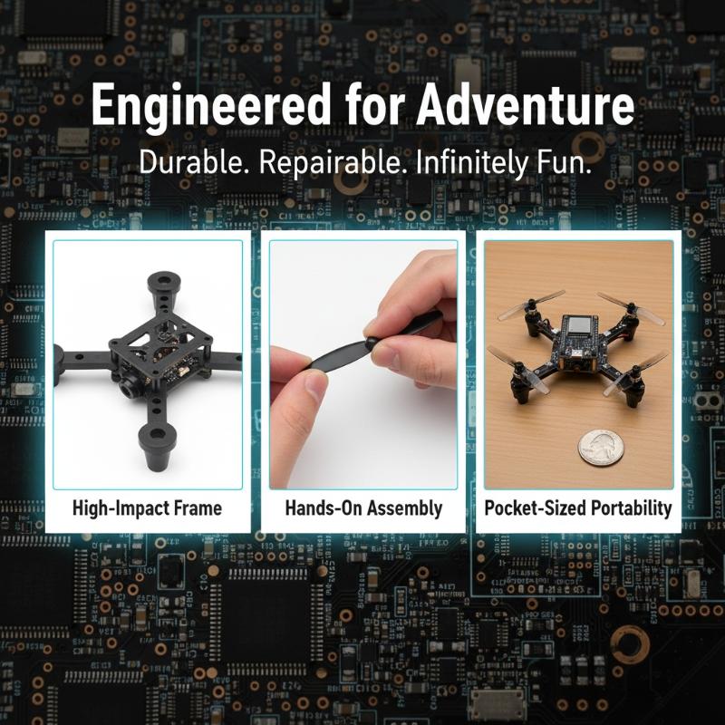 ชุดโดรนขนาดเล็ก DIY แบบโปรแกรม - Science Hobbyist บทวิจารณ์และราคา