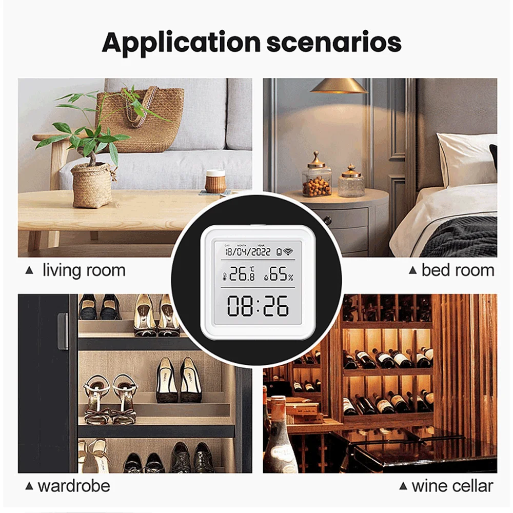 Tuya Zigbee WiFi อุณหภูมิความช - Weather Station Indoor บทวิจารณ์และราคา