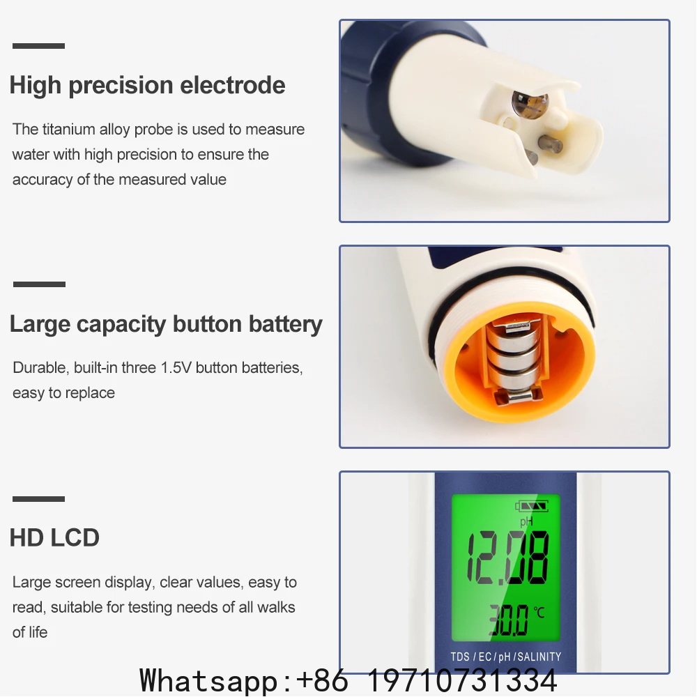 เครื่องวัดค่า PH แบบดิจิตอล 5  - Water Testing Kit บทวิจารณ์และราคา