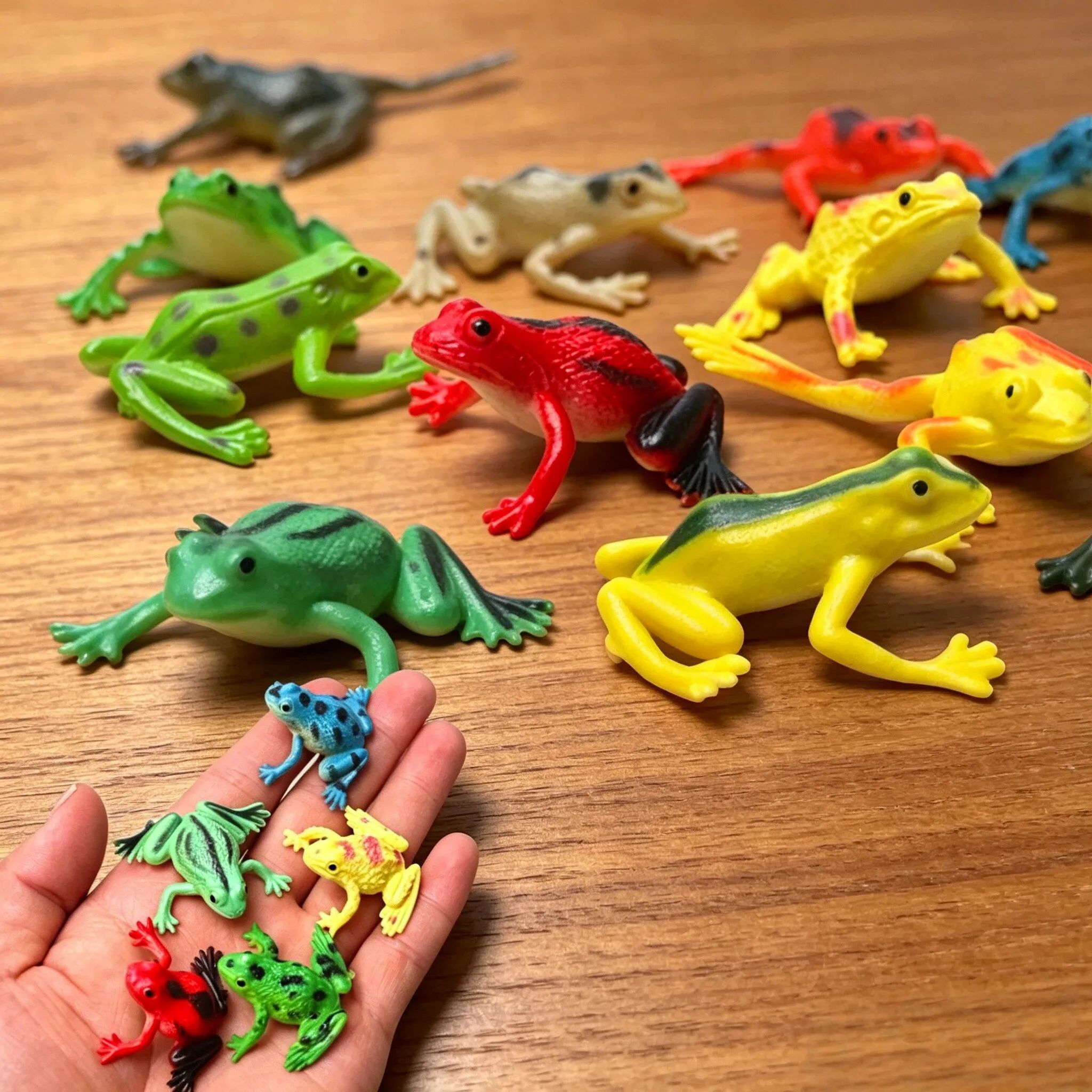 12 ชิ้นรูปปั้นกบสมจริงของเล่นว - Hobby Is Science บทวิจารณ์และราคา