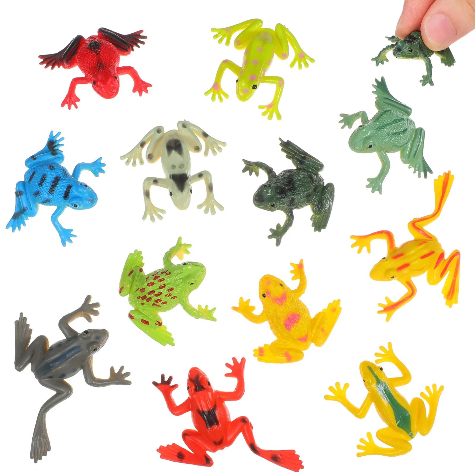 12 ชิ้นรูปปั้นกบสมจริงของเล่นว - Hobby Is Science บทวิจารณ์และราคา