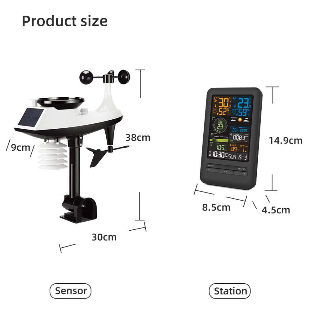 เครื่องตรวจจับสถานีสภาพอากาศใน - Weather Station Indoor บทวิจารณ์และราคา