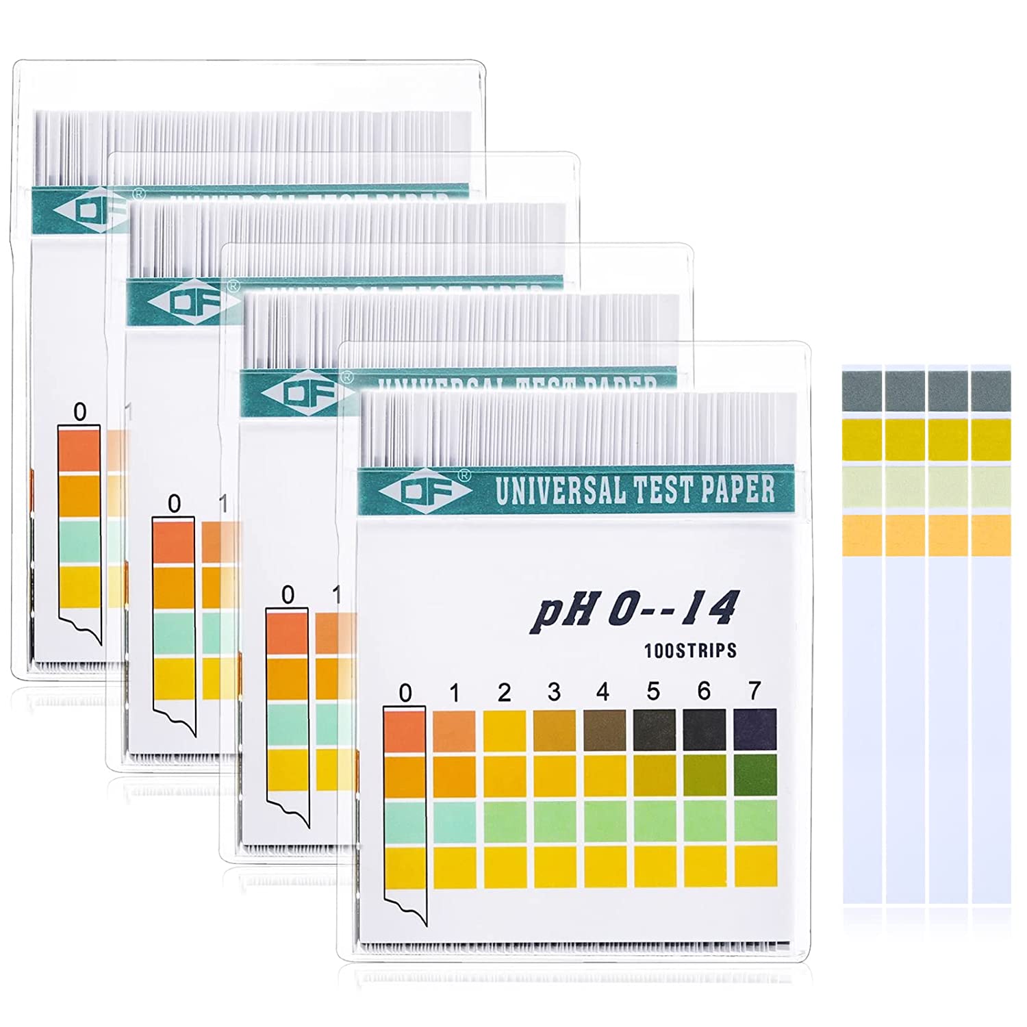 100 แถบ 0-14 PH อัลคาไลน์ตัวบ่ - Water Testing Kit บทวิจารณ์และราคา