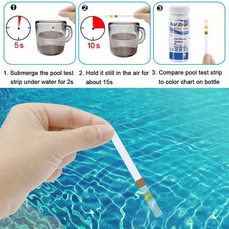 คลอรีน PH Test Strips สปาสระว่ - Water Testing Kit บทวิจารณ์และราคา
