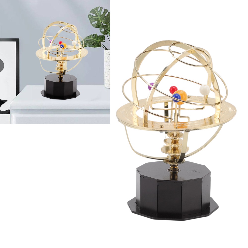 โมเดลระบบสุริยะโลหะสีทอง ขนาด  - Solar System Orrery บทวิจารณ์และราคา