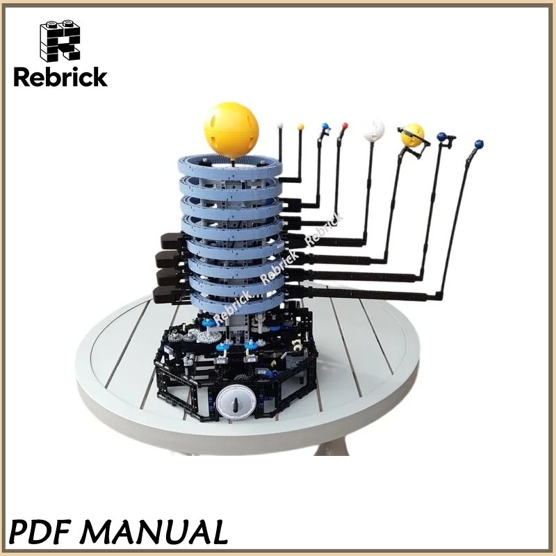 ชุดตัวต่อ MOC สุดประณีต ระบบสุ - Solar System Orrery บทวิจารณ์และราคา